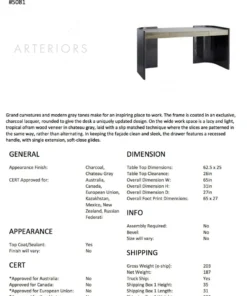 Arteriors Home Parnell Desk New Arrivals