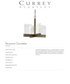 Currey And Company Penzance Chandelier New Arrivals 7 Currey And Company Penzance Chandelier New Arrivals