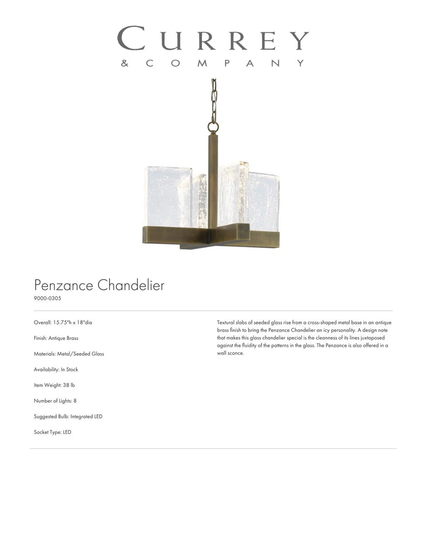 Currey And Company Penzance Chandelier New Arrivals 5 Currey And Company Penzance Chandelier New Arrivals