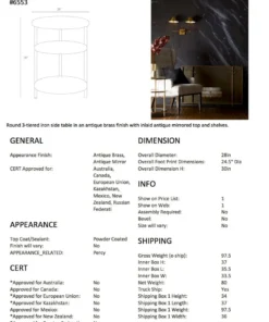 Arteriors Home New Arrivals Percy Side Table Antique Brass 11 Arteriors Home New Arrivals Percy Side Table Antique Brass