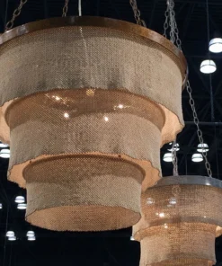 Made Goods New Arrivals Patricia Chandelier Natural Coco Beads And Silver Metal 13 Made Goods New Arrivals Patricia Chandelier Natural Coco Beads And Silver Metal