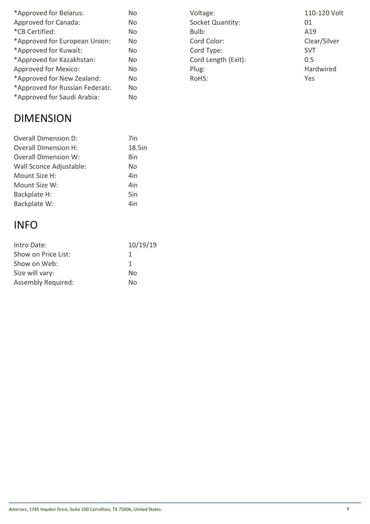 Arteriors Home Pillar Sconce Aged Bronze 8 Arteriors Home Pillar Sconce Aged Bronze