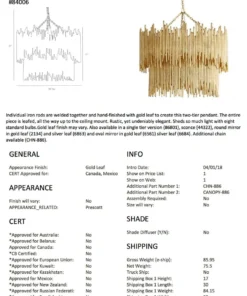 Arteriors Home Prescott Two Tiered Pendant New Arrivals