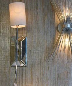 Worlds Away New Arrivals Virginia Wall Sconce Nickel