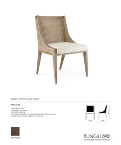 Bungalow 5 New Arrivals Raleigh Armchair Driftwood 18 Bungalow 5 New Arrivals Raleigh Armchair Driftwood