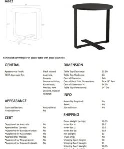 Arteriors Home New Arrivals Ramiro End Table 15 Arteriors Home New Arrivals Ramiro End Table