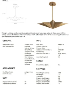 Arteriors Home Rex Pendant New Arrivals