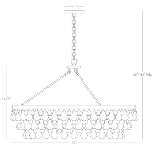 Robert Abbey New Arrivals Bling Large Chandelier Polished Nickel 4 Robert Abbey New Arrivals Bling Large Chandelier Polished Nickel