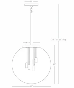 Robert Abbey Zoltar Pendant Antique Brass New Arrivals