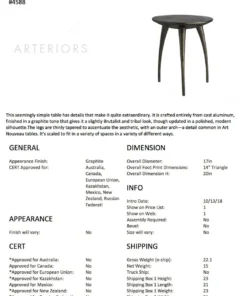 Arteriors Home New Arrivals Rotterdam Accent Table 13 Arteriors Home New Arrivals Rotterdam Accent Table