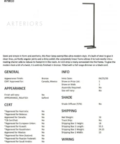 Arteriors Home Salford Floor Lamp Bronze New Arrivals 16 Arteriors Home Salford Floor Lamp Bronze New Arrivals
