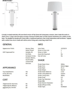 Arteriors Home Savannah Lamp Bronze New Arrivals