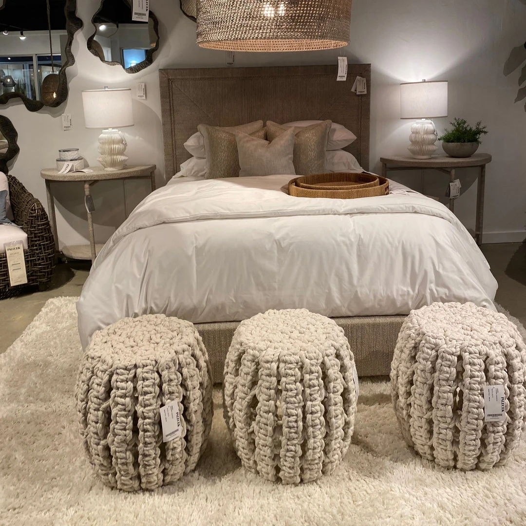 Palecek New Arrivals Annabel Hassock 6 Palecek New Arrivals Annabel Hassock