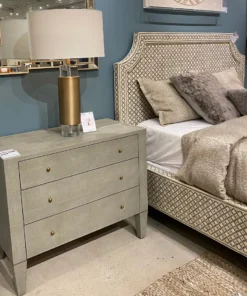 Made Goods Sorin 36" Dresser Castor Gray Faux Shagreen 9 Made Goods Sorin 36