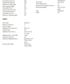 Arteriors Home Tiffany Chandelier