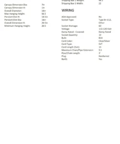 Arteriors Home Tomlin Pendant