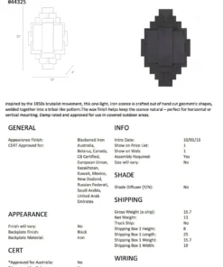 Arteriors Home Trinidad Wall Sconce 12 Arteriors Home Trinidad Wall Sconce