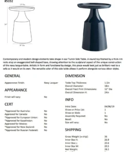 Arteriors Home New Arrivals Turin Side Table 14 Arteriors Home New Arrivals Turin Side Table