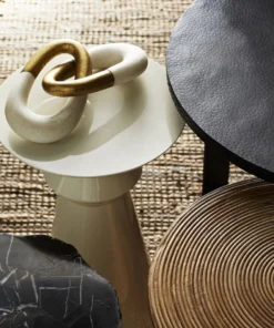 Arteriors Home New Arrivals Terra Sculpture White Marble