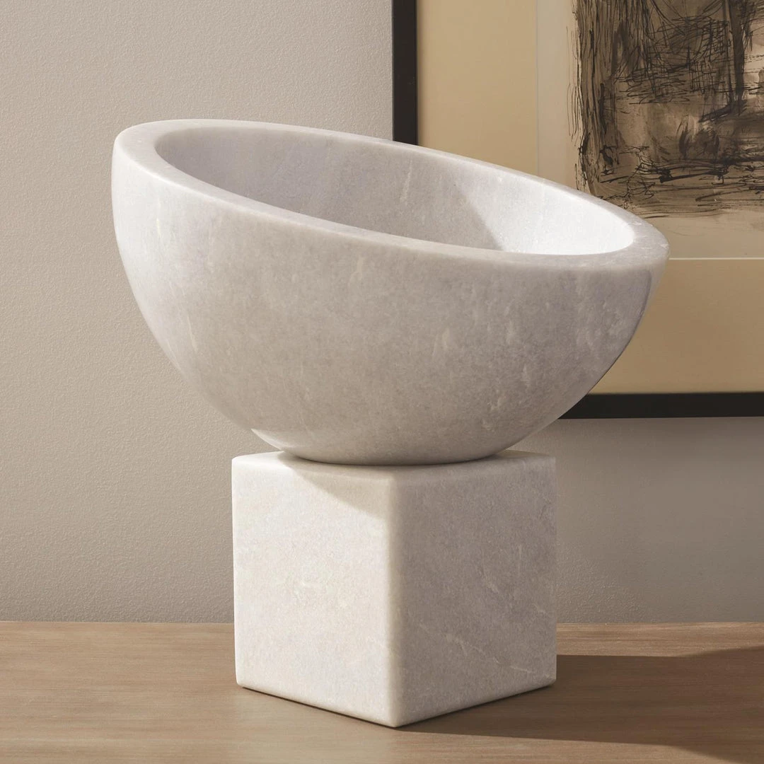 Global Views Elements Bowl On Tilt Block 6 Global Views Elements Bowl On Tilt Block