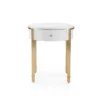 Bungalow 5 New Arrivals Bodrum Side Table White