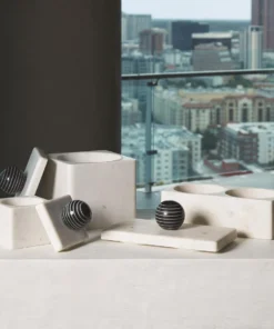 Global Views La Boite Marble Box Set Of Three