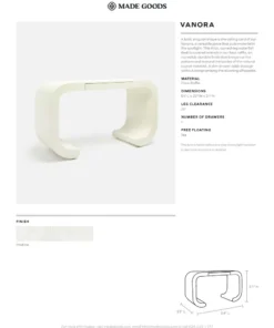 Made Goods New Arrivals Vanora Desk Small Pristine 13 Made Goods New Arrivals Vanora Desk Small Pristine