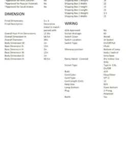 Arteriors Home Violetta Floor Lamp Antique Brass