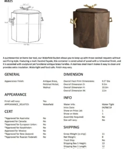 Arteriors Home Wakefield Ice Bucket New Arrivals