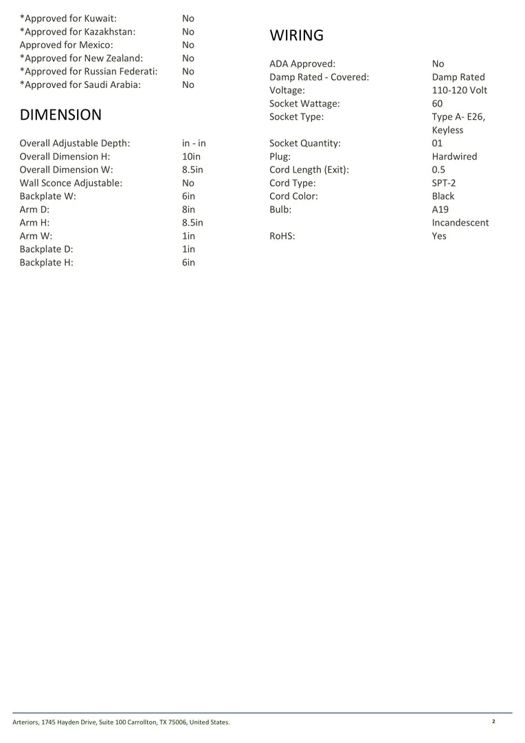 Arteriors Home New Arrivals Watson Sconce Silver 7 Arteriors Home New Arrivals Watson Sconce Silver