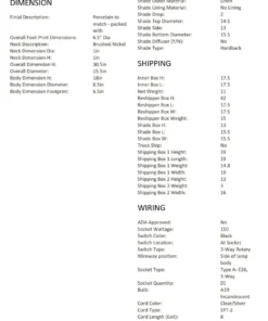 Arteriors Home Wheaton Table Lamp Gunmetal