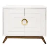 Worlds Away Bernard Two Door Cabinet Brass New Arrivals