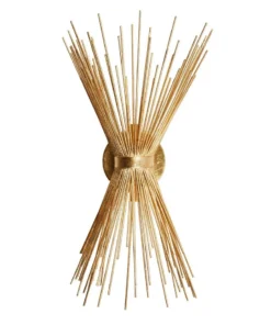 Worlds Away Cornell Wall Sconce Gold