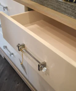 Worlds Away Crawford Dresser Cerused Oak