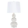 Worlds Away New Arrivals Delaney Table Lamp White