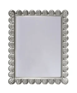 Worlds Away Eliza Wall Mirror Silver