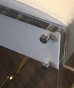 Worlds Away New Arrivals Indy Counter Stool White And Nickel 8 Worlds Away New Arrivals Indy Counter Stool White And Nickel