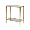 Worlds Away Joyce Side Table Gold Leaf