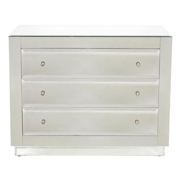 Worlds Away Katie 3 Drawer Chest Mirror 5 Worlds Away Katie 3 Drawer Chest Mirror