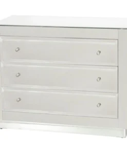 Worlds Away Katie 3 Drawer Chest Mirror