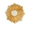 Worlds Away New Arrivals Margeaux Mirror Gold Leaf