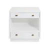 Worlds Away Warren Nightstand White New Arrivals