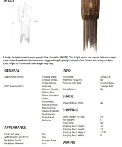 Arteriors Home Yale Sconce