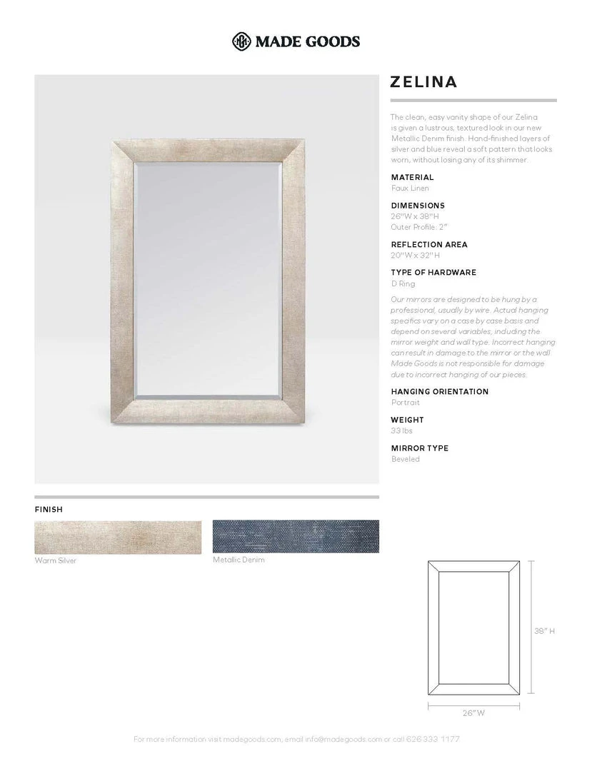 Made Goods Zelina Mirror Metallic Denim 6 Made Goods Zelina Mirror Metallic Denim