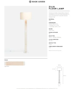 Made Goods Zilia Floor Lamp New Arrivals