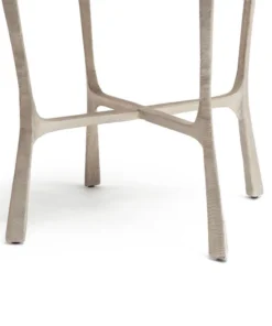 Made Goods Addison Large Side Table Aged Silver