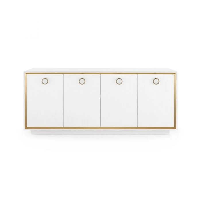 Bungalow 5 Ansel 4 Door Cabinet White New Arrivals 4 Bungalow 5 Ansel 4 Door Cabinet White New Arrivals