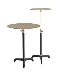 Arteriors Home Addison Short Accent Table Navy Leather New Arrivals
