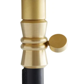 Arteriors Home Addison Short Accent Table Navy Leather New Arrivals