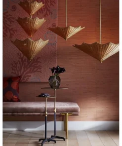 Arteriors Home Addison Short Accent Table Navy Leather New Arrivals